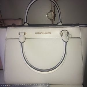 Michael Kors White Handbag